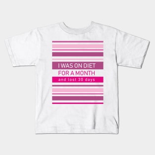 DIET pink Kids T-Shirt